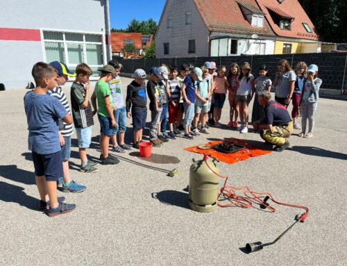 Besuch bei der Freiwilligen Feuerwehr